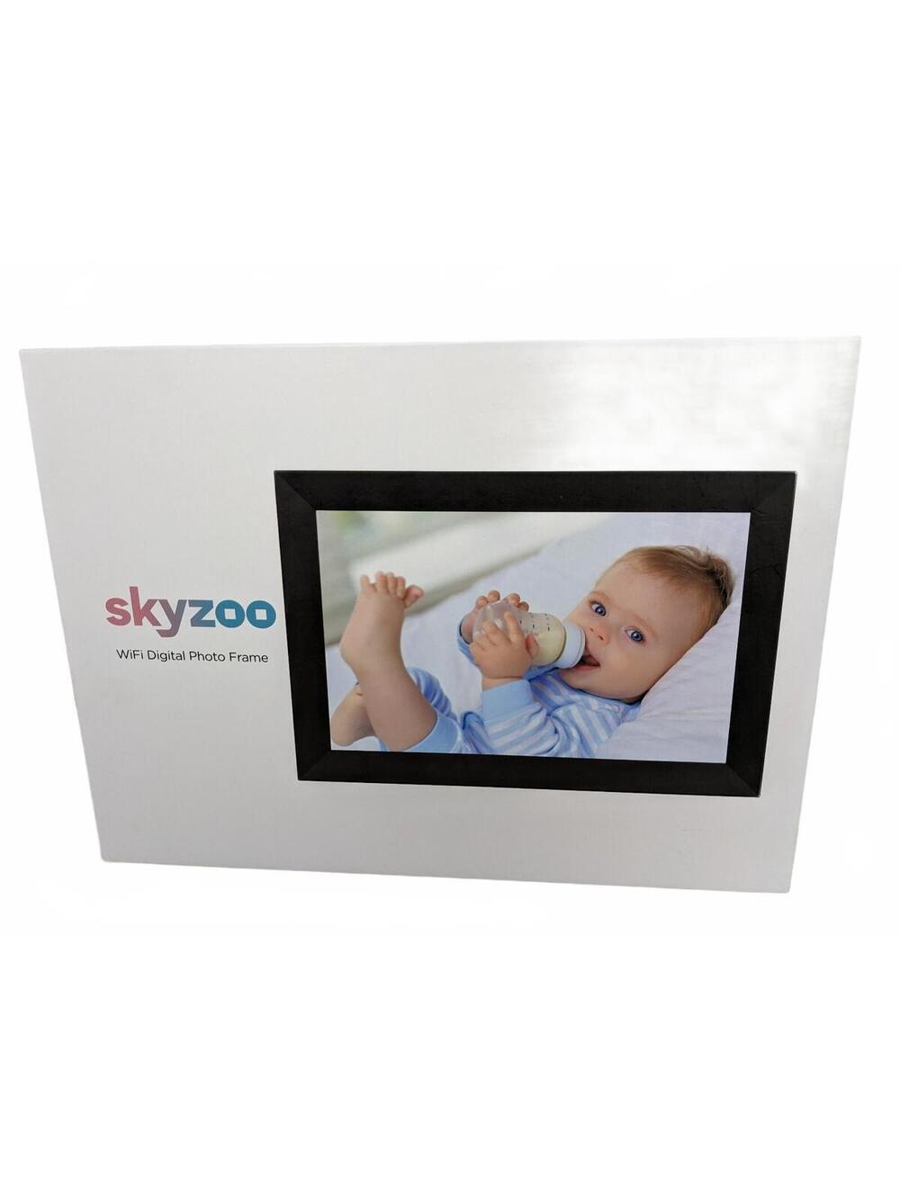 Skyzoo Frameo Wireless Digital Photo Frame WiFi 10.1" Touch Screen HD Display CN